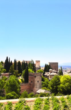 Alhambra Castle, Spain clipart