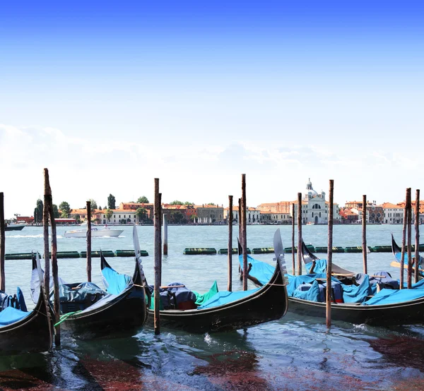 Gondolas in Venice, Italy — Stock Photo, Image