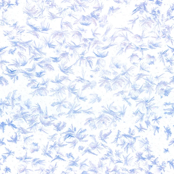 Nahtlose Textur mit frostigem Muster am Fenster — Stockfoto