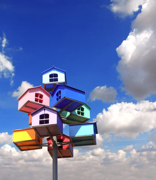 Colorful nesting boxes — Stock Photo, Image