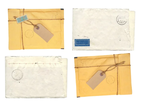 Set of old envelopes — Stock Photo, Image