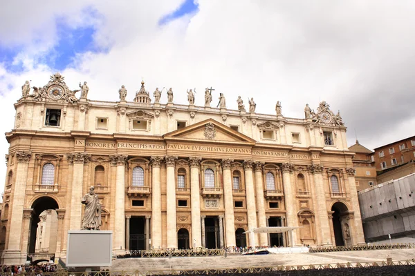 Vista sulla Basilica di San Pietro, Vaticano — Foto Stock