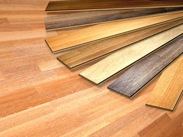 New oak parquet — Stock Photo, Image