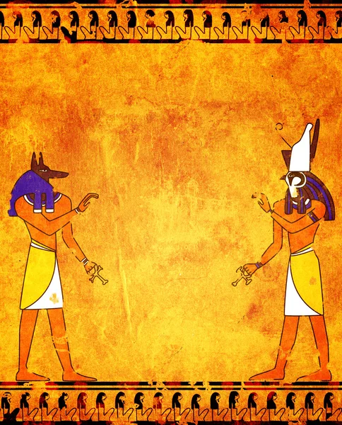 Anubis és horus — Stock Fotó