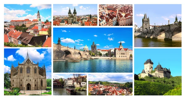 捷克共和国的著名的地方 — 图库照片