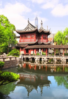 yu yuan bahçelerde Köşk, shanghai, Çin