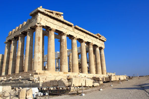 Parthenon op de acropolis, Athene, Griekenland — Stockfoto