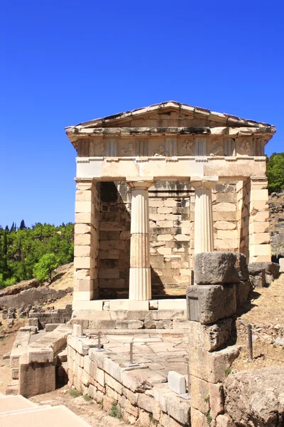 Athener Staatskasse, Delphi, Griechenland — Stockfoto