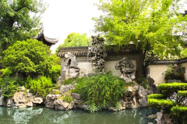 yu yuan bahçeleri, shanghai, Çin