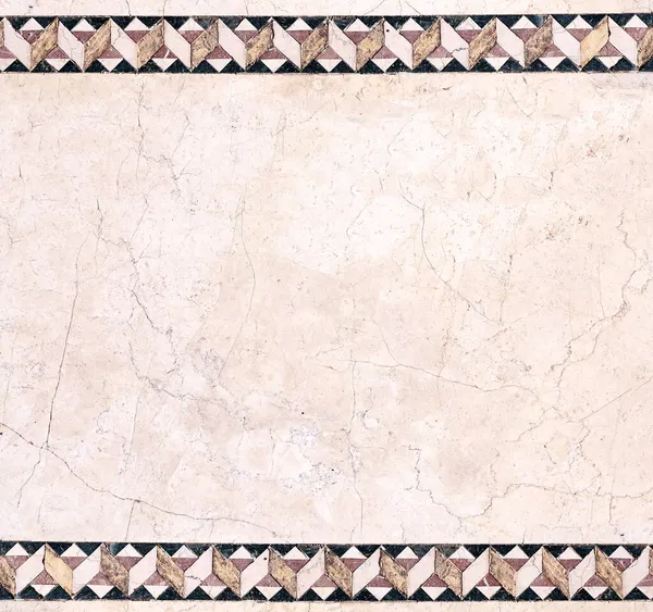 Vertikální Nebo Horizontální Pozadí Starobylou Dekorativní Mozaikou Mramoru Vertikální Prapor — Stock fotografie