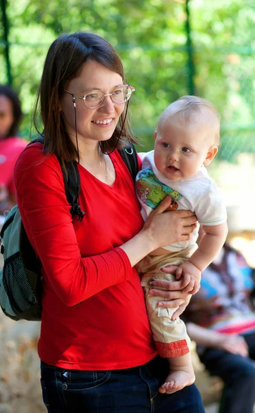 Mother and son together — Stock Photo, Image