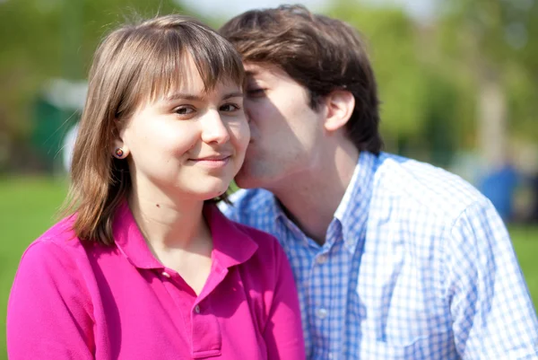 Young couple dating — Stock Photo, Image