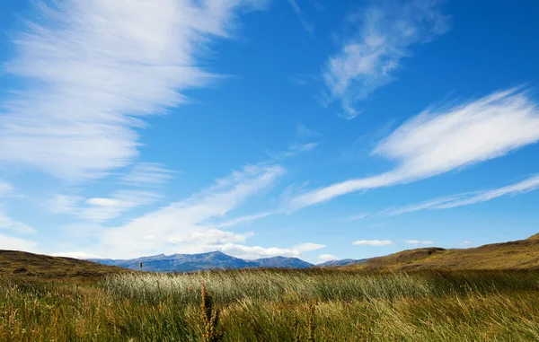 Mooie hemel in torres del paine Nationaalpark van Chili — Stockfoto