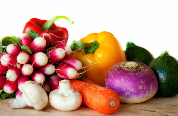 Fresh vegetables ready for cooking — Stock Photo, Image