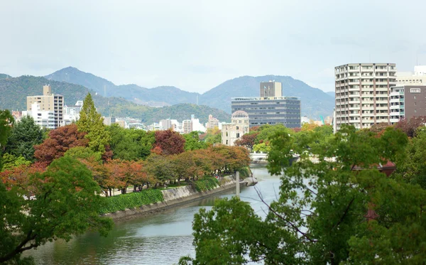 La cupola atomica, ex Hiroshima Industrial Promotion Hall, des — Foto Stock