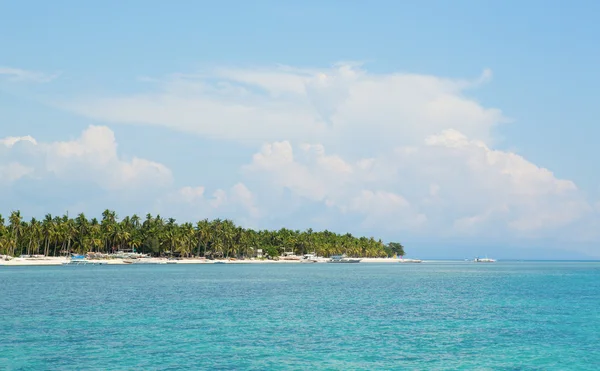 Vista de la isla de Panglao (Filipinas) desde el mar — Foto de Stock
