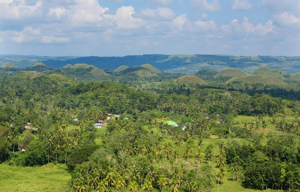 Wzgórza czekolady, Wyspy bohol, Filipiny — Zdjęcie stockowe