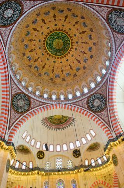 tavan suleimaniye Camii istanbul'da