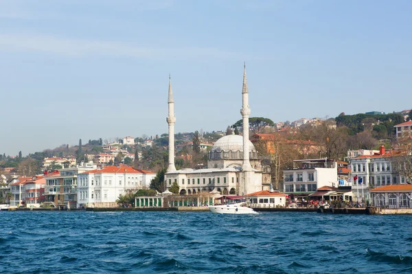 モスクとイスタンブールの町並みpanoráma Istanbulu s mešitou — Stock fotografie