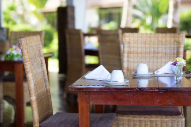 Kahvaltı için hazır tablo