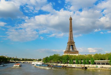 Eyfel Kulesi Tour Eiffel seine boyunca