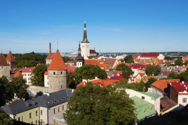 Tallinn eski kasaba görünümü