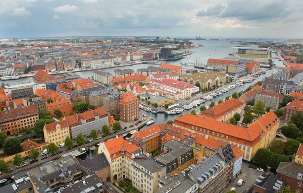 Vista de copenhagen — Fotografia de Stock