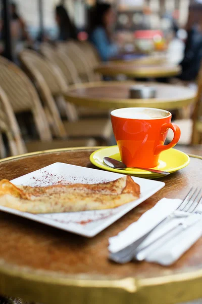 Coffee and pancake — Stock Photo, Image