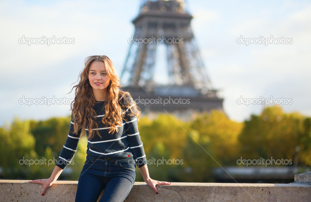 Young girl in Paris