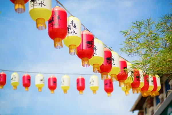 Chinese lanterns in Chinatown of Singapore — Stock Photo, Image