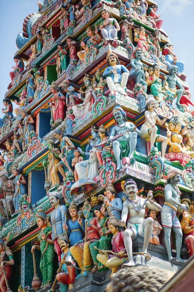 Sri Mariamman Hindu Temple in Singapore — Stock Photo, Image