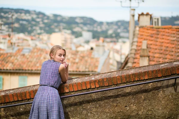 Girl in Cannes, France — Stock Photo, Image