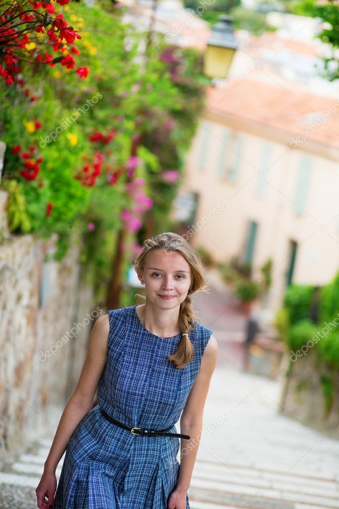 Girl in Cannes, France