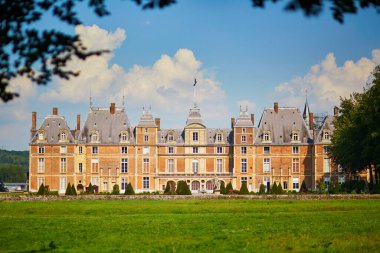 Chateau d 'Eu, Eu, Seine-Maritime, Fransa' daki tarihi kale.