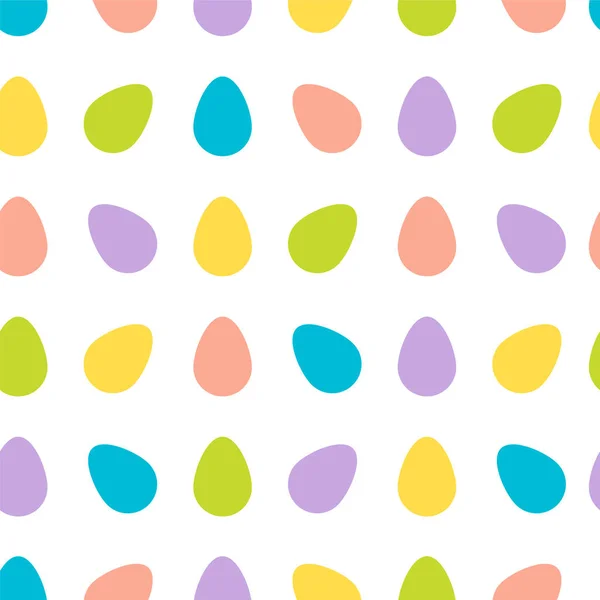 Nahtlose Ostern Hintergrundmuster Mit Bunten Eiern Für Tapeten Geschenkpapier Muster — Stockvektor