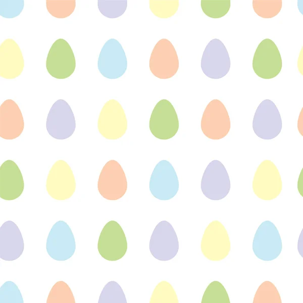 Seamless Easter Background Pattern Colorful Eggs Wallpaper Gift Paper Pattern — Stock Vector