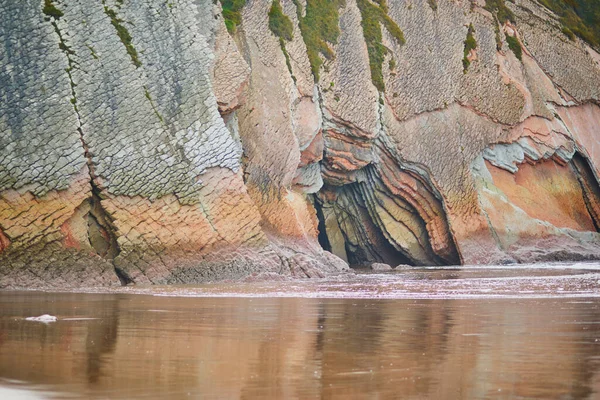 Famous Flysch Zumaia Basque Country Spain Flysch Sequence Sedimentary Rock — Foto de Stock