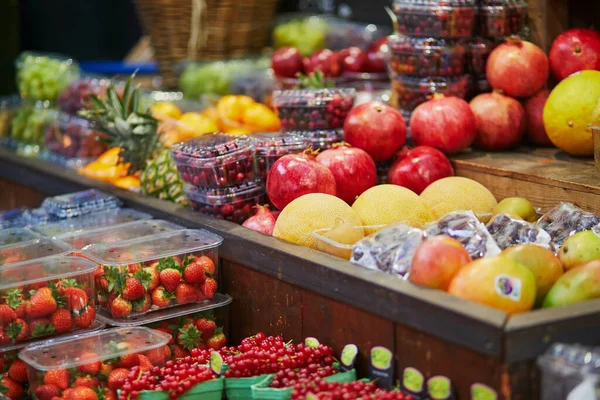 Fresh Healthy Bio Tomatoes London Farmer Agricultural Market — стоковое фото