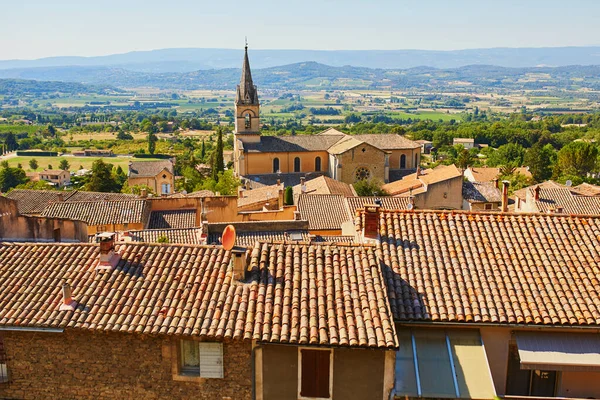 Beautiful Old Roofs Bonnieux Village Provence France — Stock Photo, Image