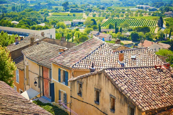 Beautiful Old Roofs Bonnieux Village Provence France —  Fotos de Stock