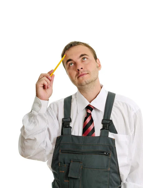 Joven trabajador . — Foto de Stock