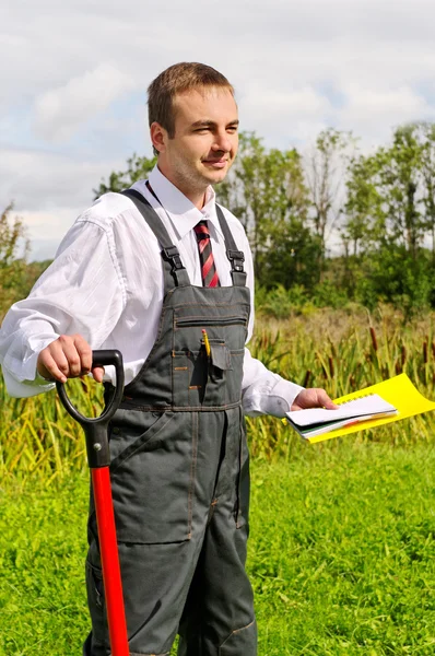 Joven trabajador . — Foto de Stock