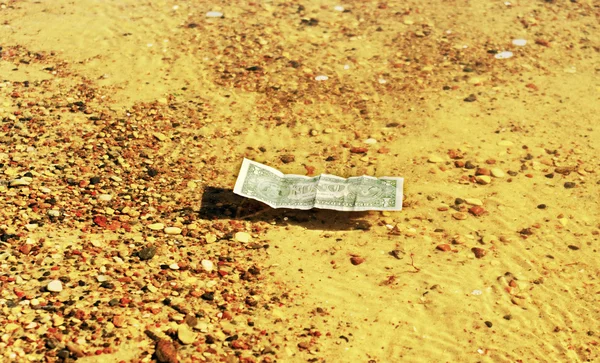 Flowing dollar. — Stock Photo, Image