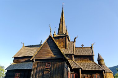 Norveç'te tahta Kilisesi.