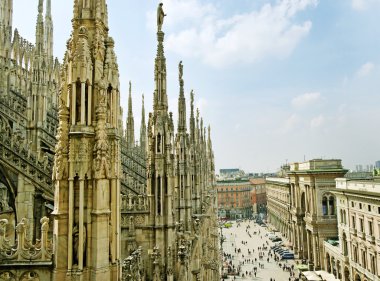 Milan katedral kubbe.
