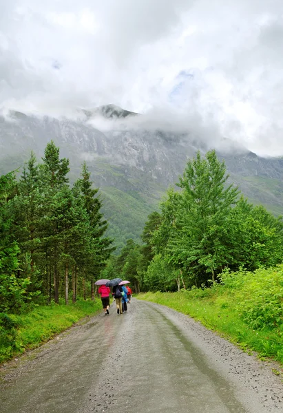 Vägen till berg. — Stockfoto