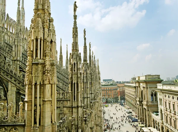 Duomo di Milano cupola . — Foto Stock