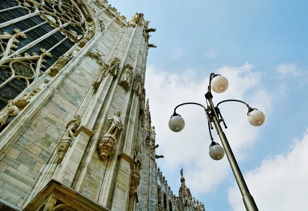 Catedral de Milán cúpula . — Foto de Stock