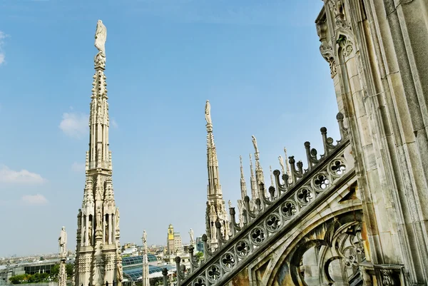 Milánói székesegyház kupola. — Stock Fotó
