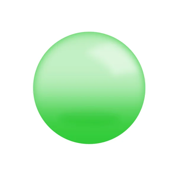 Botón verde . —  Fotos de Stock